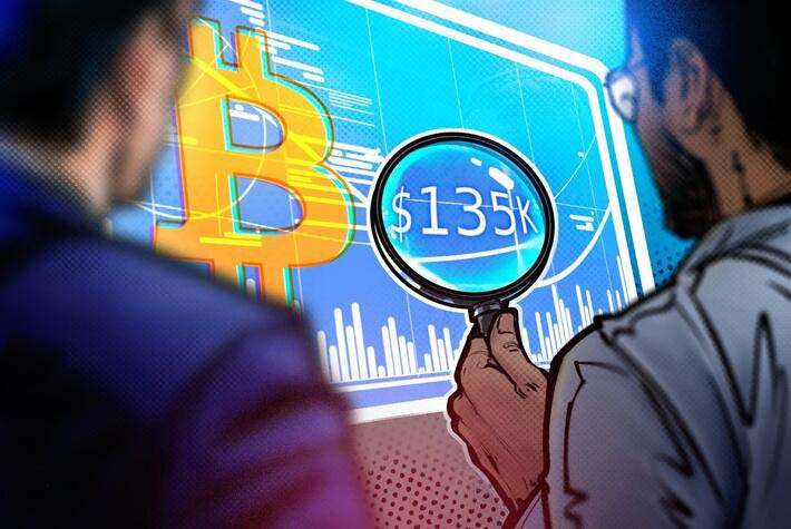 比特币或重大回调前冲13.5万美元