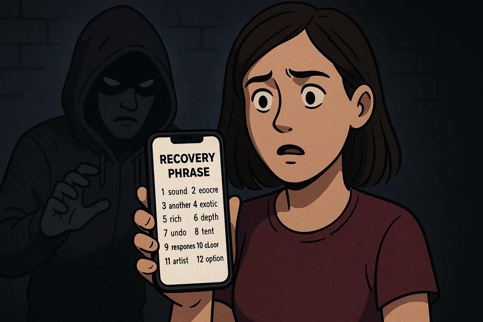 币圈助记词：2025三常见诈骗剧本