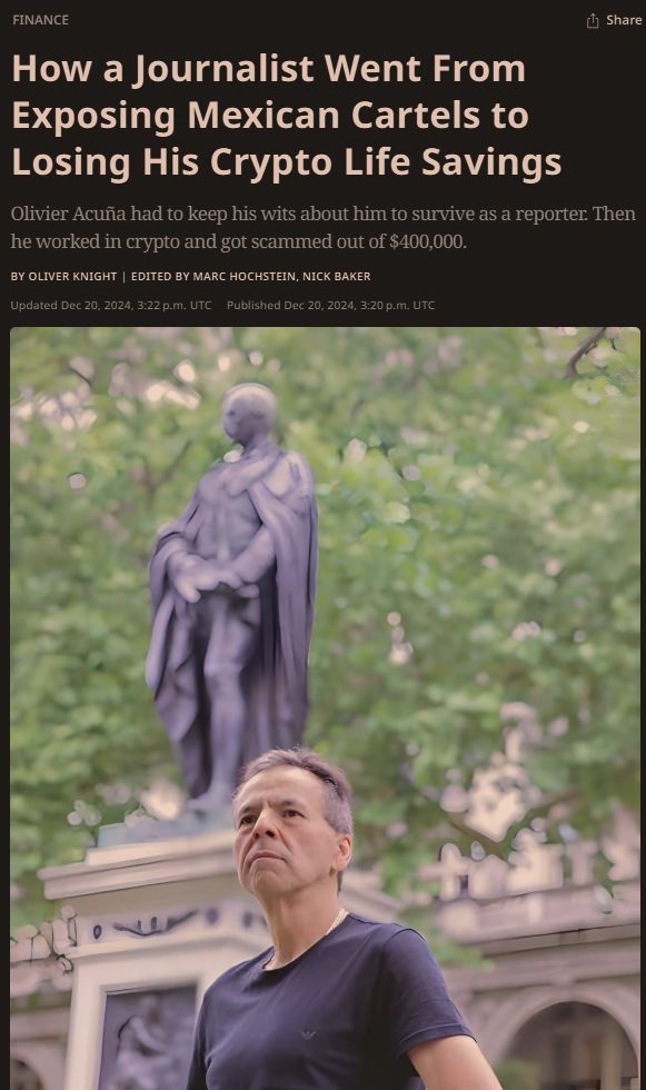 冷钱包被骗：资深记者损失40万美元