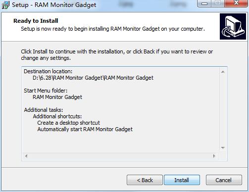 RAM Monitor Gadget1.4