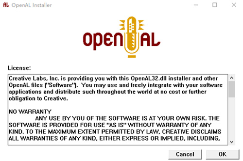 OpenALv2.0.3.0