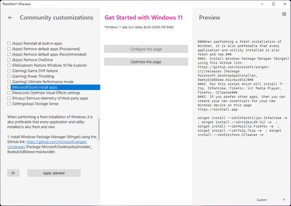 ThisIsWin11(Win11优化大师)v1.0.10