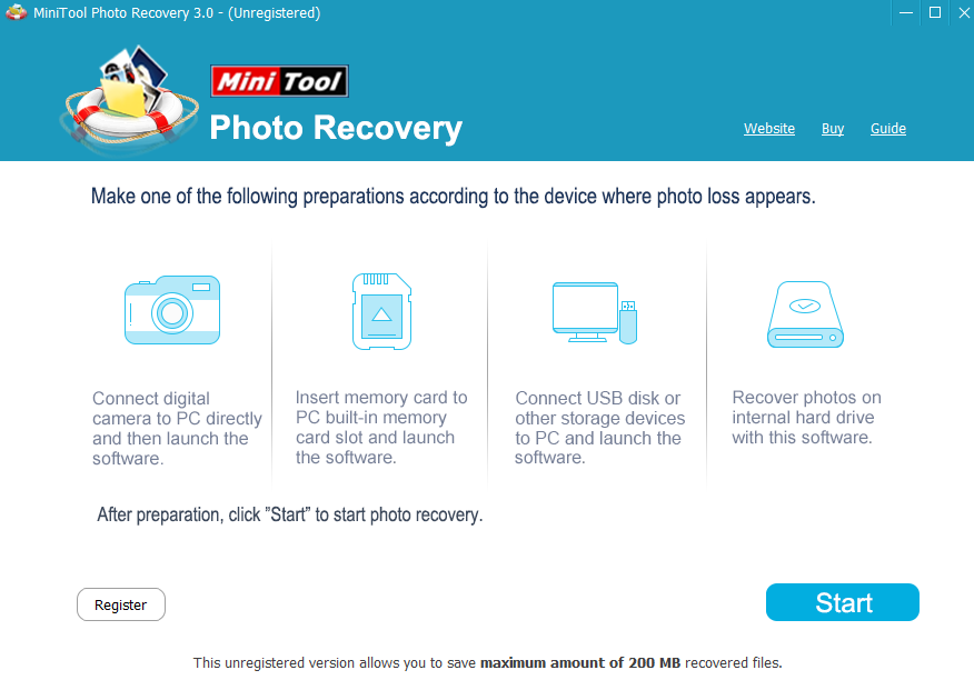 MiniTool Photo Recovery64位3.0