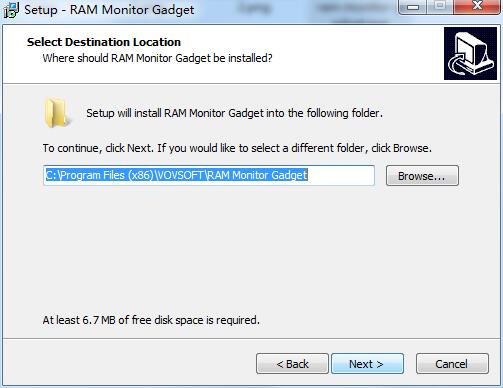 RAM Monitor Gadget1.4