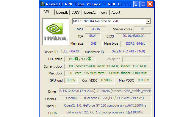 GPU Caps Viewer1.61.0.0下载