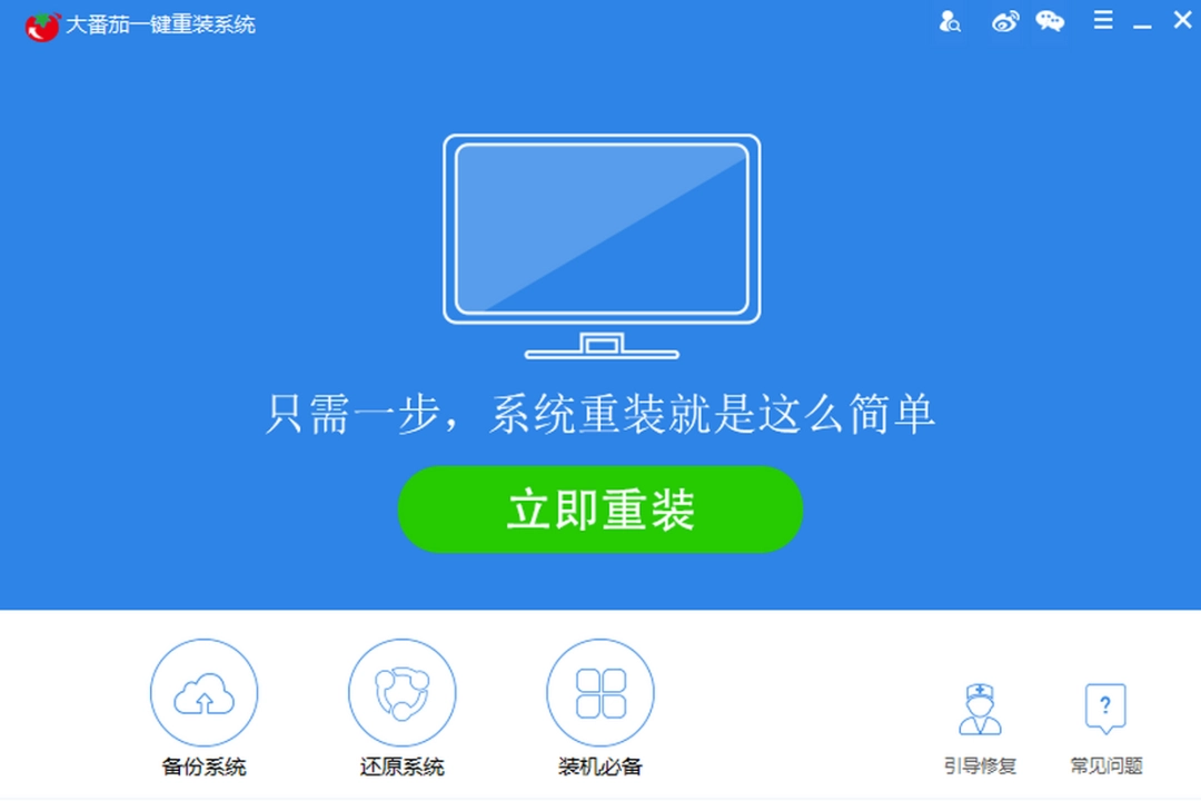 大番茄一键重装系统v2.1.6.413下载