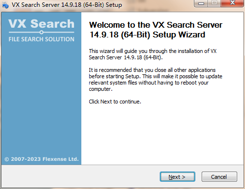VX Search Serverv15.1.12