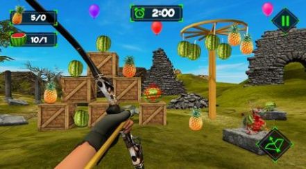 西瓜射手射击3D游戏安卓版（Watermelon Archer Shooting 3D）图片1