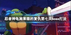 忍者神龟施莱德的复仇比博与罗斯泰迪怎么打 第七关boss打法