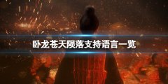 卧龙苍天陨落中文有吗 游戏支持语言一览