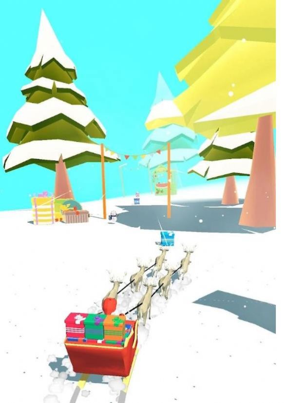 圣诞老人集礼跑游戏官方正版图片1