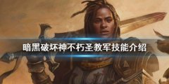 暗黑破坏神不朽圣教军技能介绍 圣教军技能搭配分享