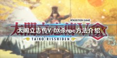 太阁立志传V DXnpc可以杀吗 杀npc方法介绍
