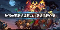 炉石传说酒馆战棋23.2哪些英雄强势 23.2英雄排行介绍