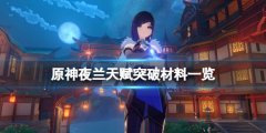 原神夜阑天赋突破材料有哪些 夜兰天赋突破材料一览