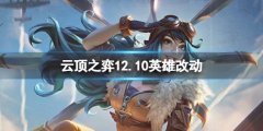 云顶之弈12.10版本英雄有什么改动 12.10英雄改动一览