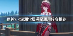 原神2.6深渊怎么打 2.6深渊12层满星通用阵容推荐