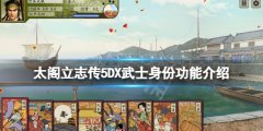太阁立志传5DX武士身份有哪些 武士身份功能介绍