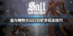 盐与献祭火山口石矿井怎么过 火山口石矿井玩法技巧