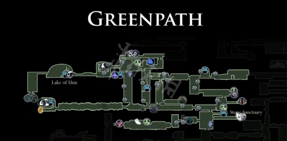 空洞骑士苍绿之径地图是什么 苍绿之径地图介绍