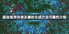吸血鬼幸存者圣魔杖怎么合成 圣魔杖合成方法与属性介绍