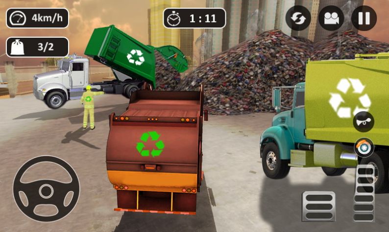 模拟垃圾车扫地游戏官方版图片1