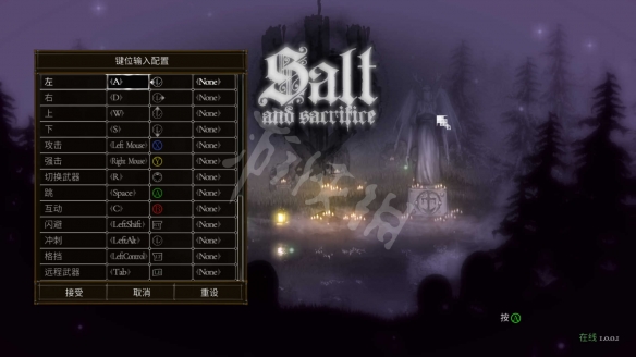 盐与献祭游戏怎么操作 按键操作分布一览
