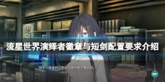 《流星世界演绎者徽章与短剑》配置要求介绍 配置要求是什么