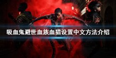 《吸血鬼避世血族血猎》怎么设置中文 设置中文方法介绍