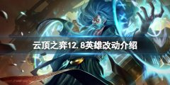 《云顶之弈》12.8英雄有什么改动 12.8英雄改动介绍