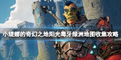 《小缇娜的奇幻之地》阳光毒牙绿洲地图收集攻略