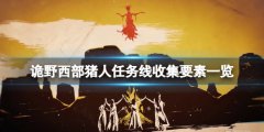 《诡野西部》猪人任务线收集要素一览 猪人旅途收集要素有哪些？