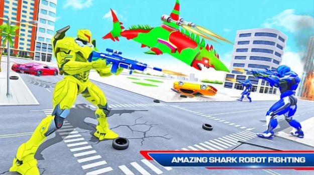 鲨鱼机器人汽车改造游戏官方正版图片1