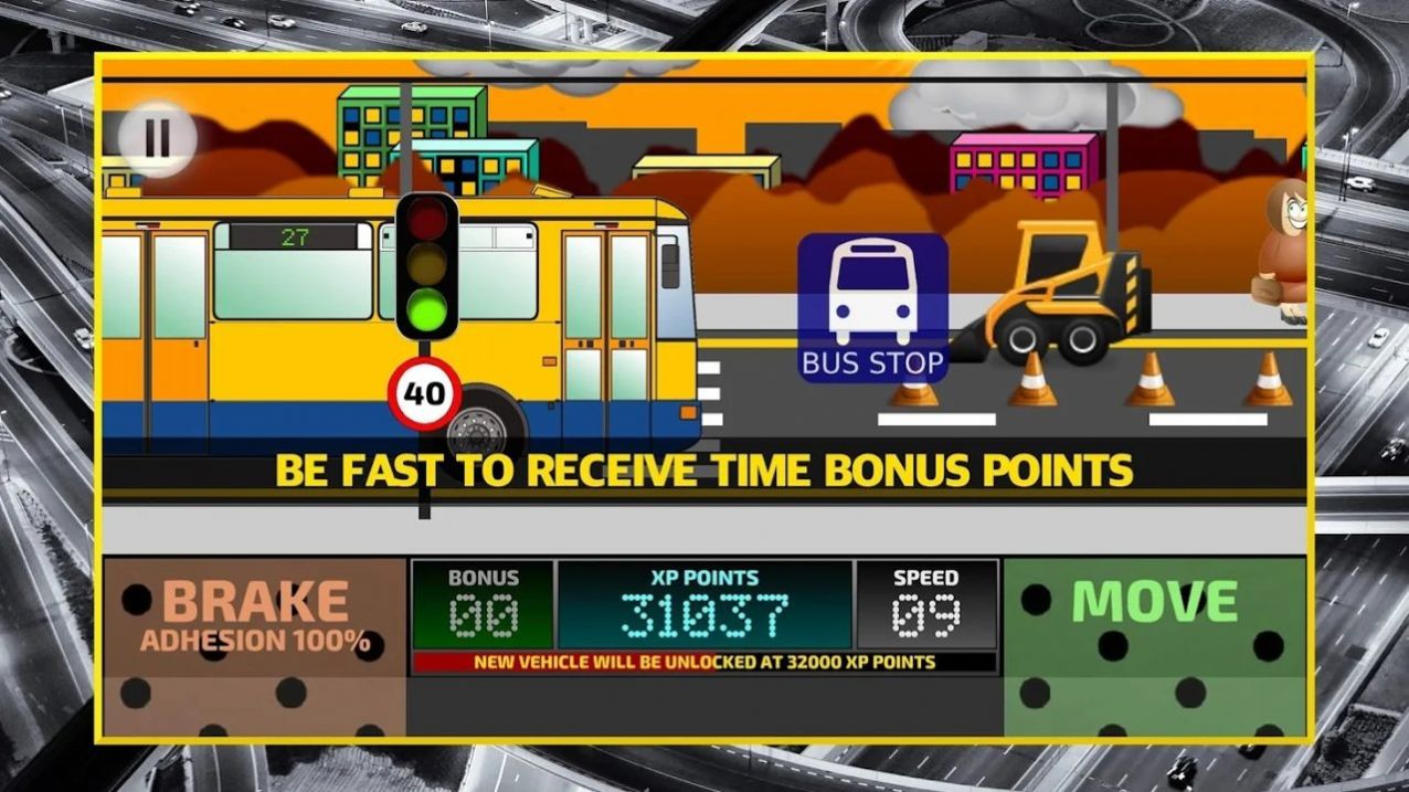 城市公交车驾驶模拟器2D游戏特色图片