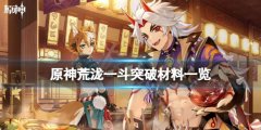 原神荒泷一斗突破材料要多少 荒泷一斗突破材料一览