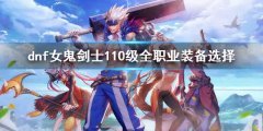 dnf110级女鬼剑士全职业装备搭配 女鬼剑士110级全职业装备选择
