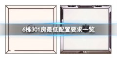 6栋301房配置要求高吗 游戏最低配置要求一览