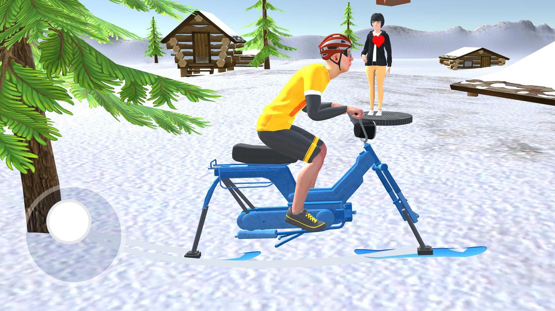 雪地自行车骑行游戏安卓版（Snow Bike Ride ）图片1