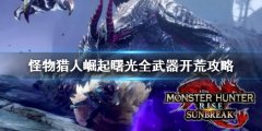 怪物猎人崛起曙光全武器开荒攻略 曙光dlc全武器开荒思路介绍