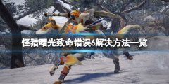 怪物猎人崛起曙光致命错误6怎么解决 致命错误6解决方法一览