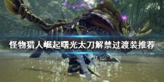 怪物猎人崛起太刀如何配装 曙光太刀解禁过渡装推荐
