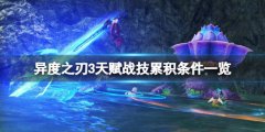 异度之刃3天赋战技是什么 天赋战技累积条件一览