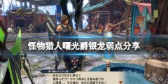 怪物猎人崛起曙光爵银龙弱点在哪 曙光爵银龙弱点分享