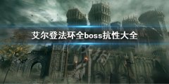 艾尔登法环boss抗性表 全boss抗性大全