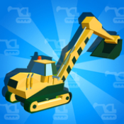 3D重型挖掘机3D Heavy excavator