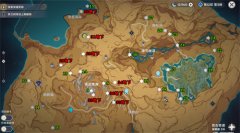 原神3.6版本草神瞳全收集路线图-荒石苍漠浮罗囿草神瞳位置一览